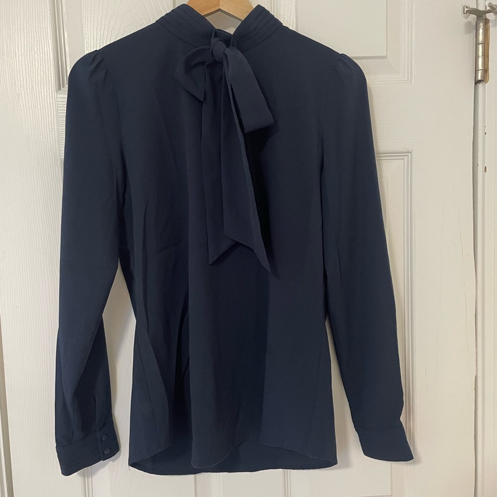 Elegant bow blouse